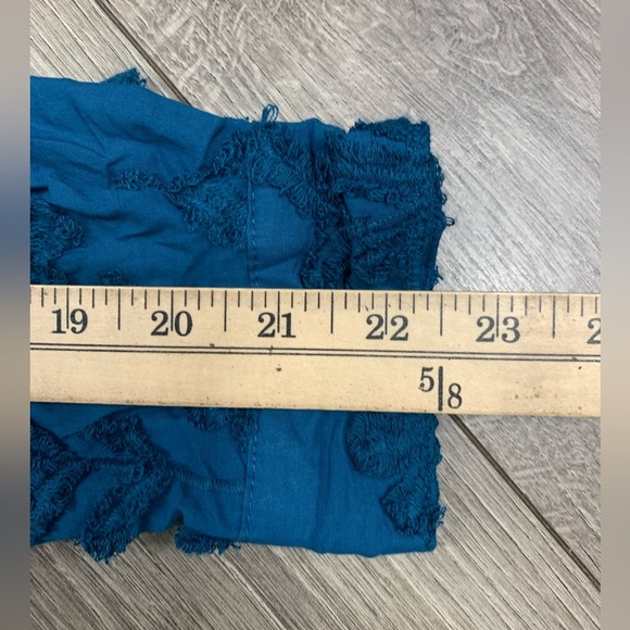 ANTHROPOLOGIE Pilcro Textured‎ Trapeze Buttondown Blouse Top in Blue Size S NWT - Picture 10 of 16